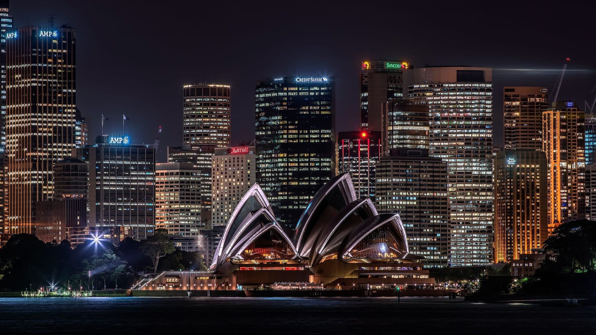 Sydney Opera House at night